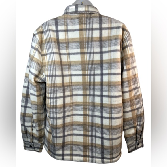 UNIONBAY Woodsman Microfleece Lined Flannel Shirt Jacket/Size Small - Picture 2 of 14